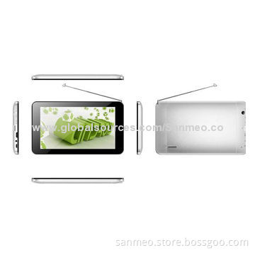 7-inch Tablet PCs with Allwinner A20 Dual-core 1.0GHz Cortex A7, 1GB DDR3, Android, Wi-Fi/3,000mAh